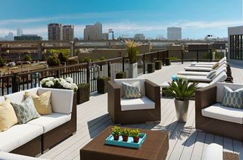 Rooftop lounge